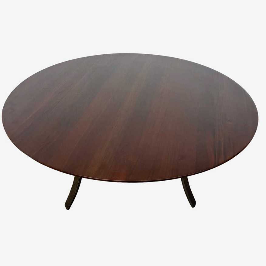 Crate & Barrel Tahoe Round Dining Table - image 0
