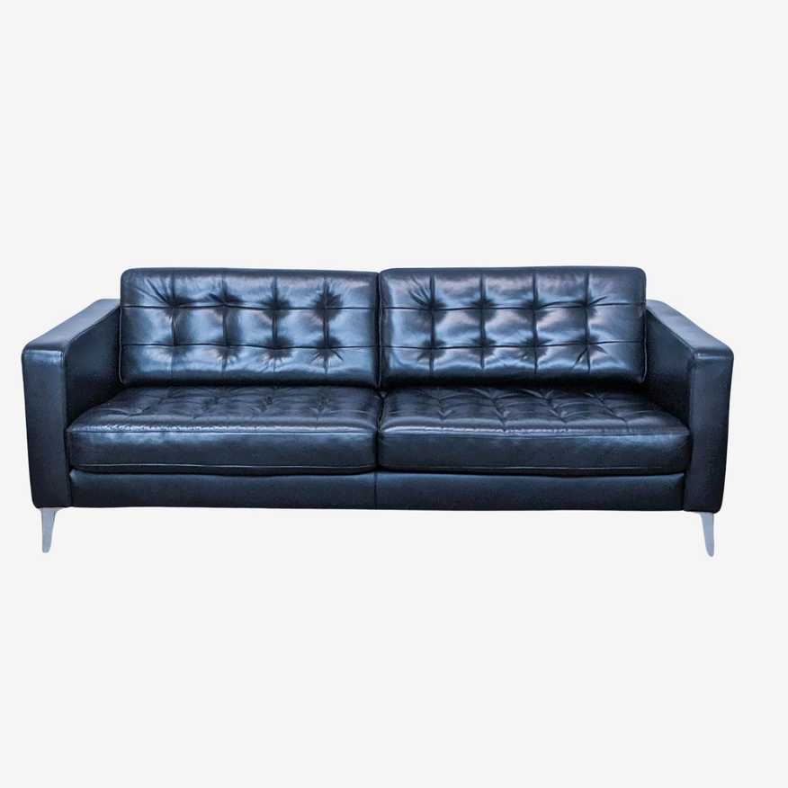 Ikea Leather Look Sofa  - image 0