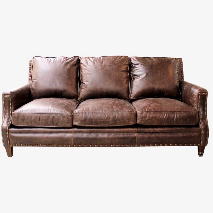 Klaussner 'Arbor' 100% Leather Sofa - image 0