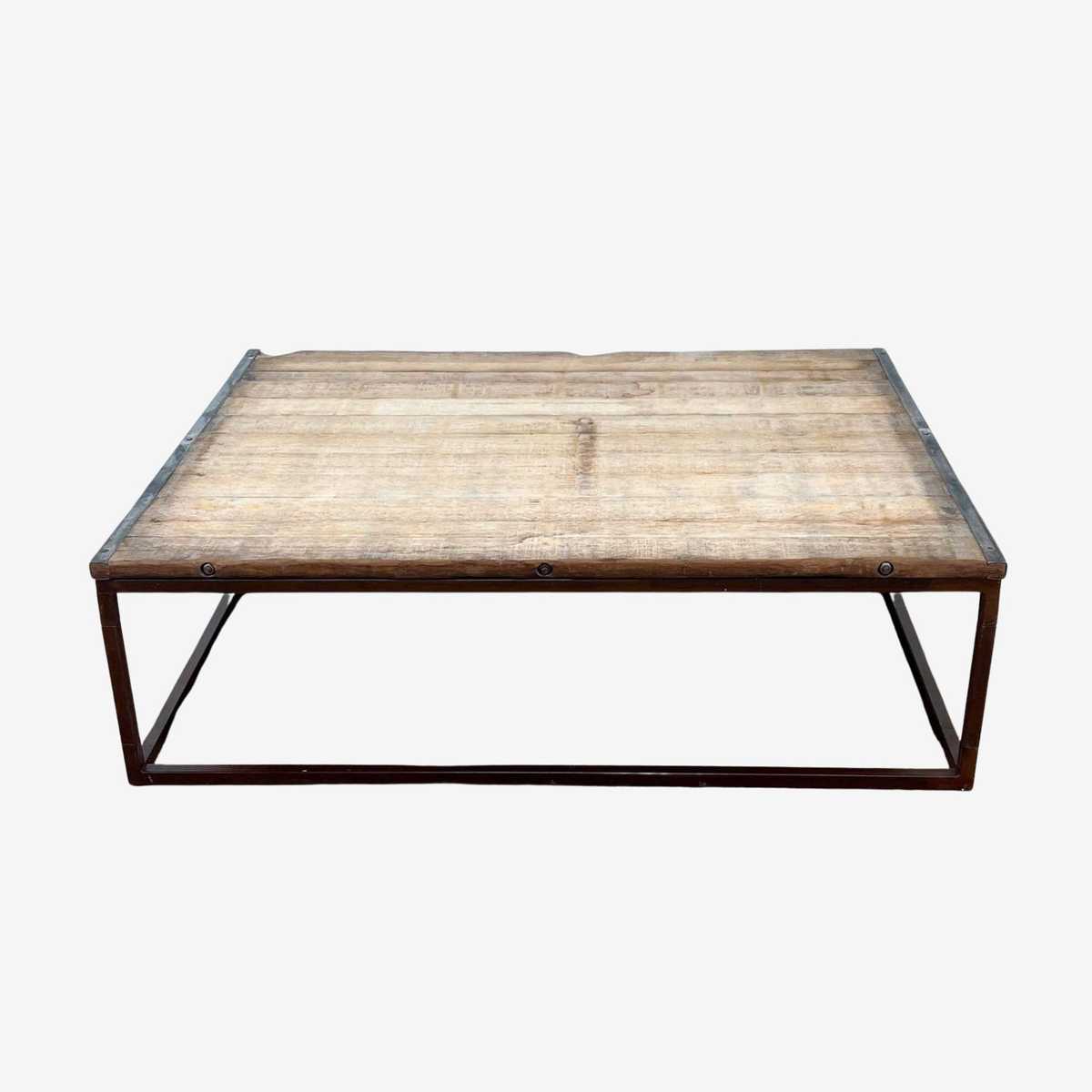 Restoration hardware brickmaker's coffee table online
