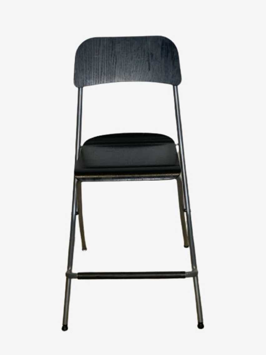Ikea Franklin Black Folding Barstool - image 0