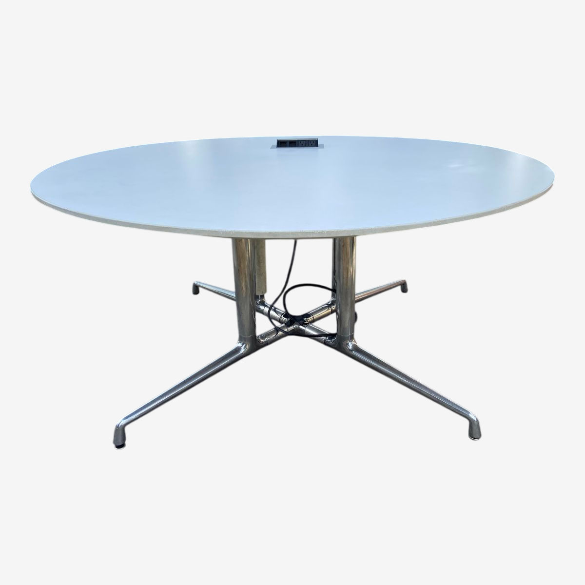 Mid Century Modern Steelcase Coalesse Conference Dining Room Table ...