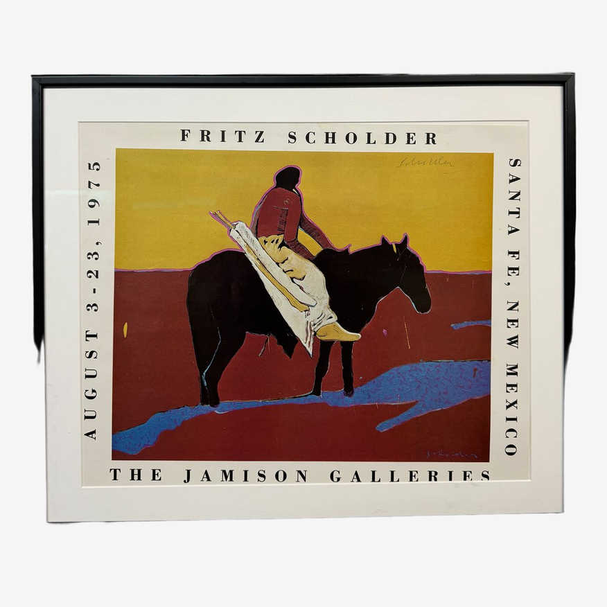 Vintage Fritz Scholder + Signature Poster for Jamison Galleries - image 0