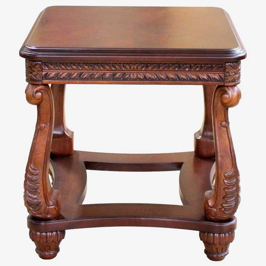 Dark Cherry End Table - image 0