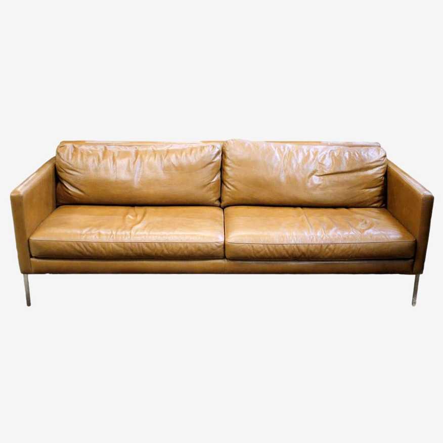 Article 'Echo' Oxford Tan Sofa - image 0
