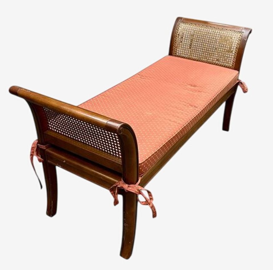 Vintage Classical Style Window Seat, H. 24 in. x W. 48 in. x D. 17 in. - image 0