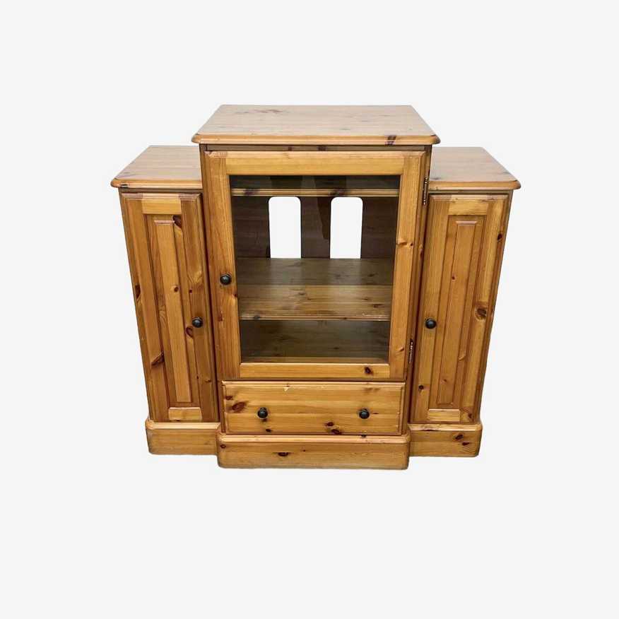Vintage Ducal Pine HiFi Cabinet - image 0