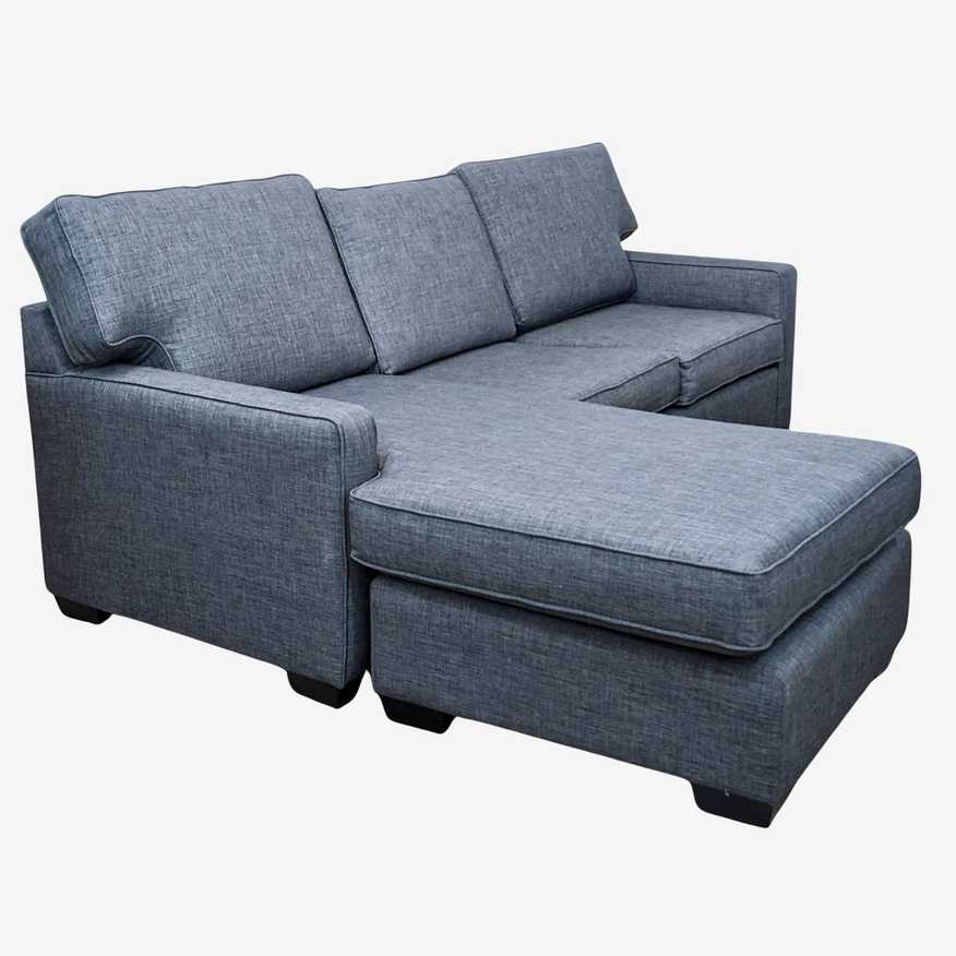 Modern Charcoal Gray Sectional Sofa with Chaise Lounge - image 0