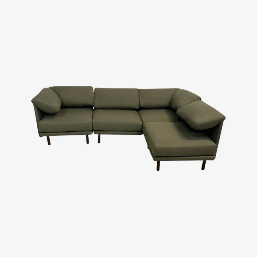 Burrow Range 4-Piece One Arm Sectional - $1064 | Kashew | Kashew