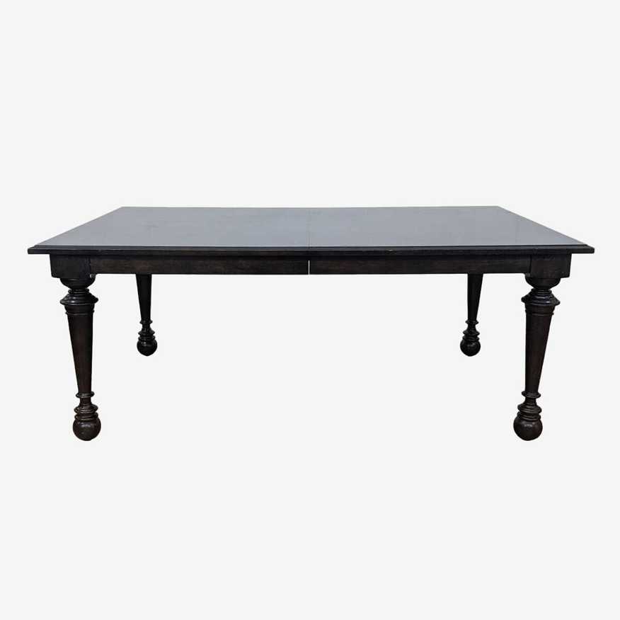 Classic Dark Wood Dining Table - image 0