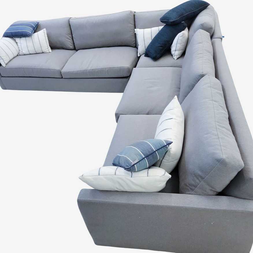 Gray Room & Board Sectional Sofa - image 0