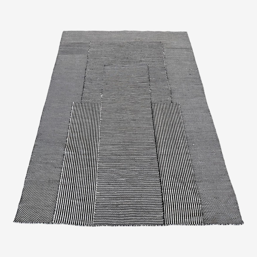 7ft11in × 11ft10in Karpeta Lio De Bruin Custom Pile Flatware Area Rug - image 0