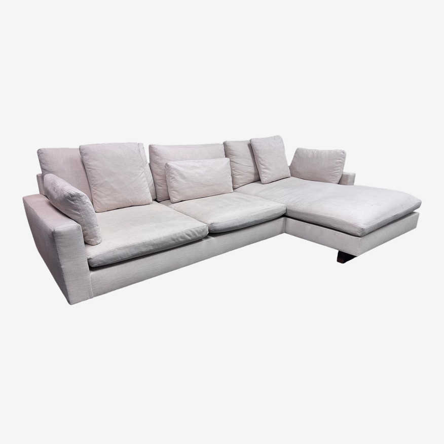 West Elm Two Piece Harmony Right Chaise Sectional - image 0