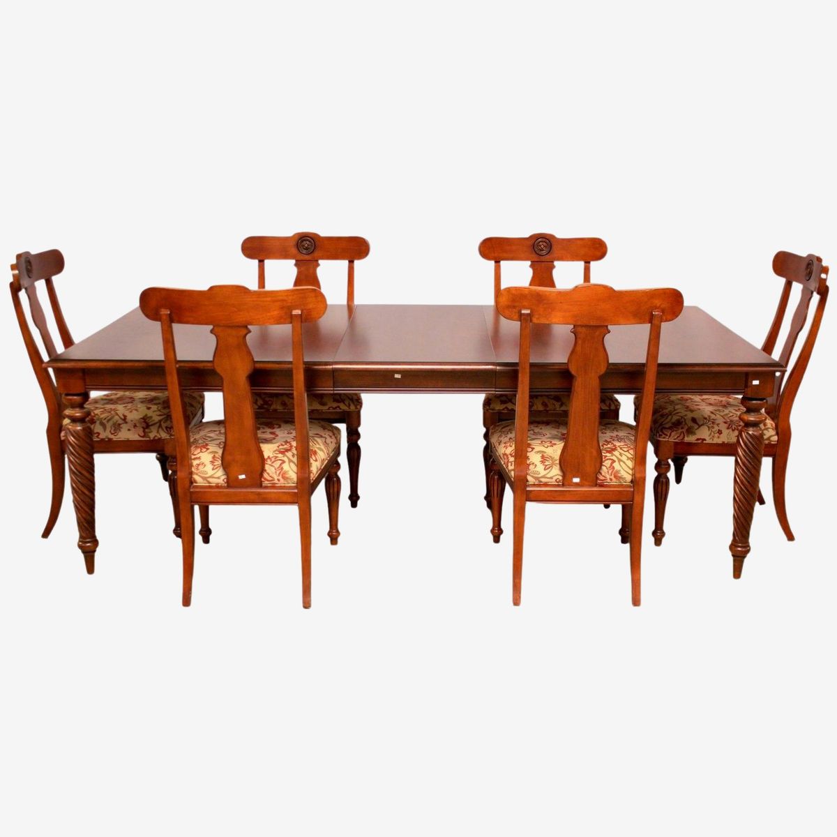 Ethan Allen Dining Table With 6 Chairs