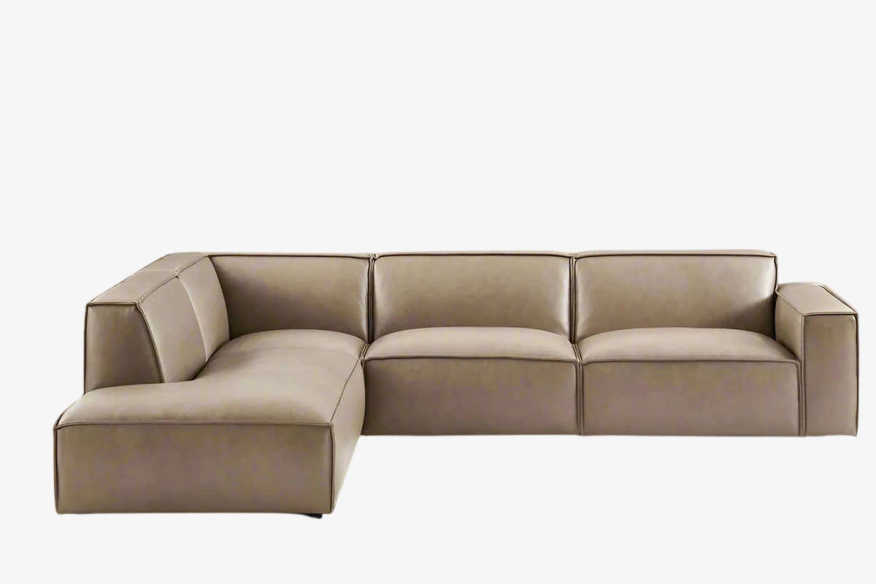Castlery Jonathan Leather 5 Pc Sectional Sofa Couch FFE258-382 - image 0