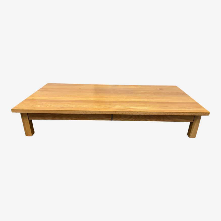 Muji Minimalist Coffee Table + Two Drawers - image 0