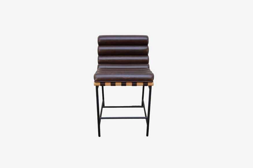 Denver Modern Vail Counter Stool in Maple Leather - image 0