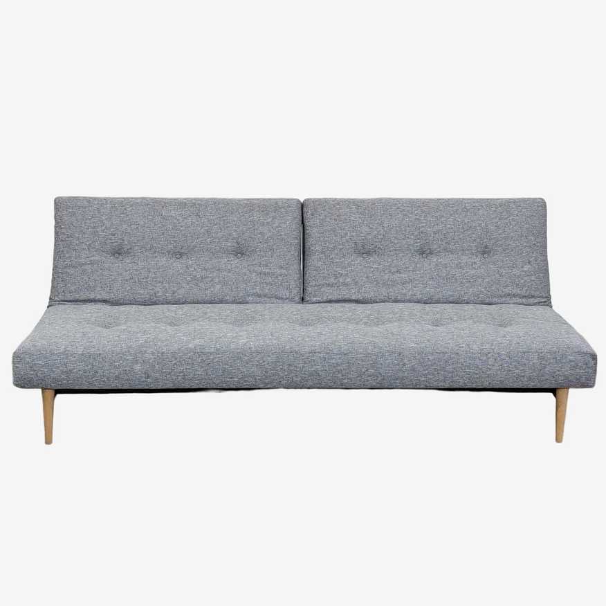 West Elm Modern Gray Futon - image 0