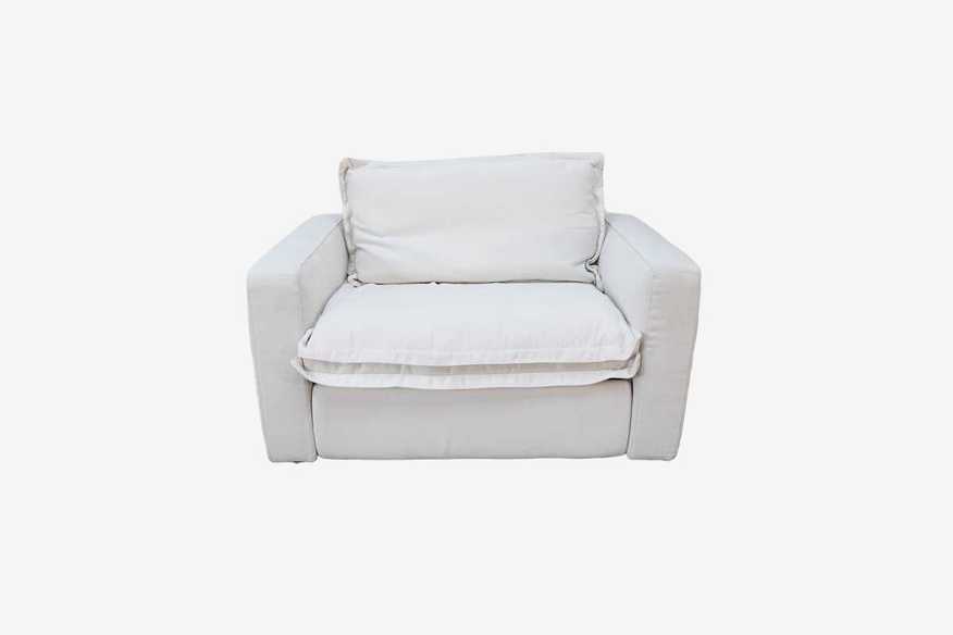 Homebody - Cushy Inc Coconut Oversized recliner Arm Chair - image 0