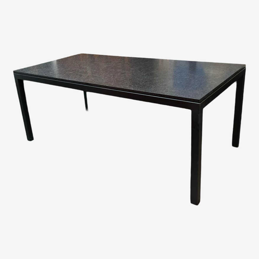 Room & Board Parsons Table Mesabi Black Granite. - image 0