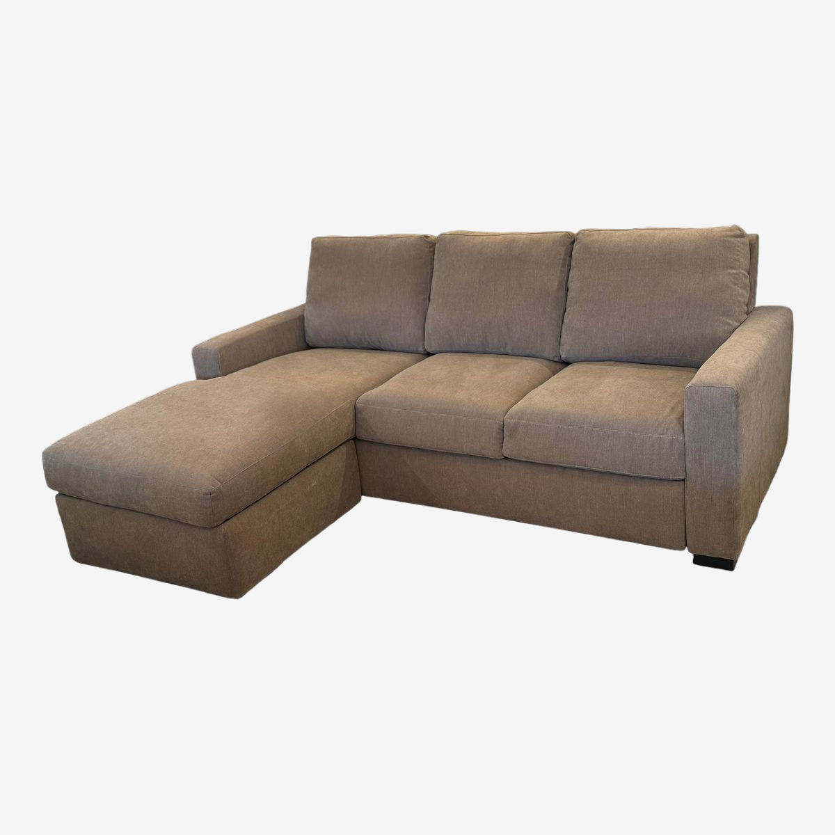 Room & Board Berin Two Piece Sectional Sleeper + Storage Ottoman