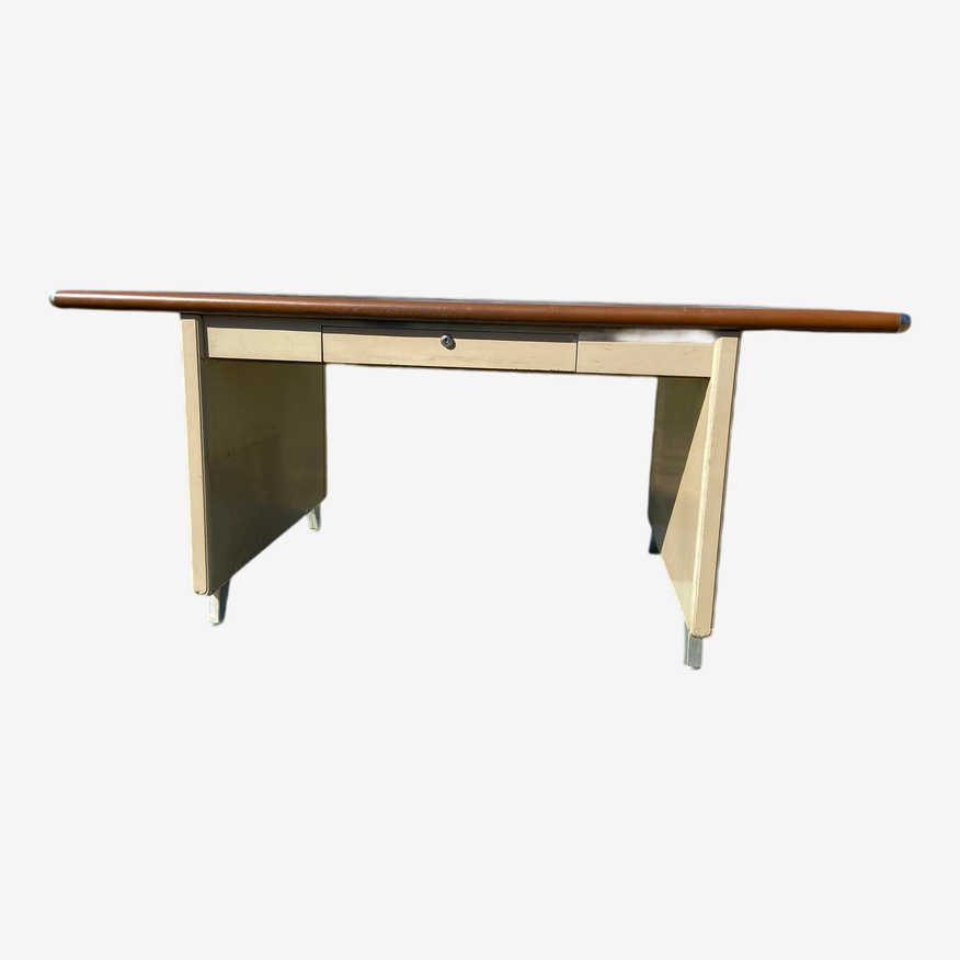 Vintage Metal Tanker Desk Table - image 0