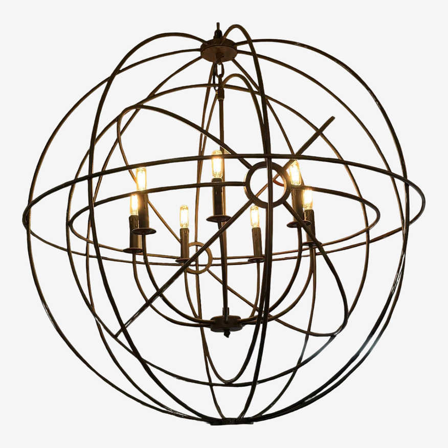 Timothy Oulton for Restoration Hardware Foucault's Orb Chandelier - image 0