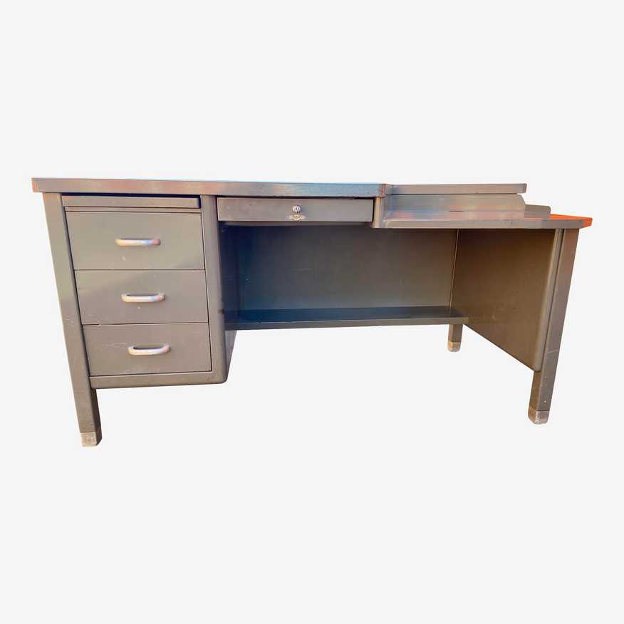 Vintage Art Metal Tanker Desk - image 0