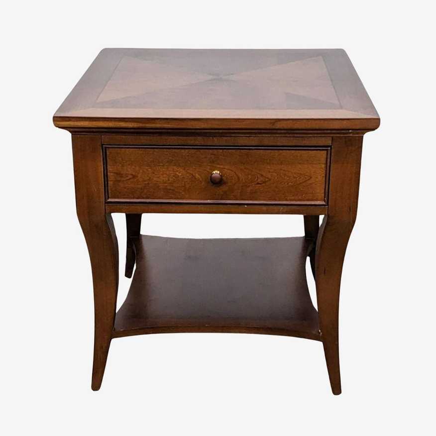 Thomasville Inlaid End Table with Drawer - image 0