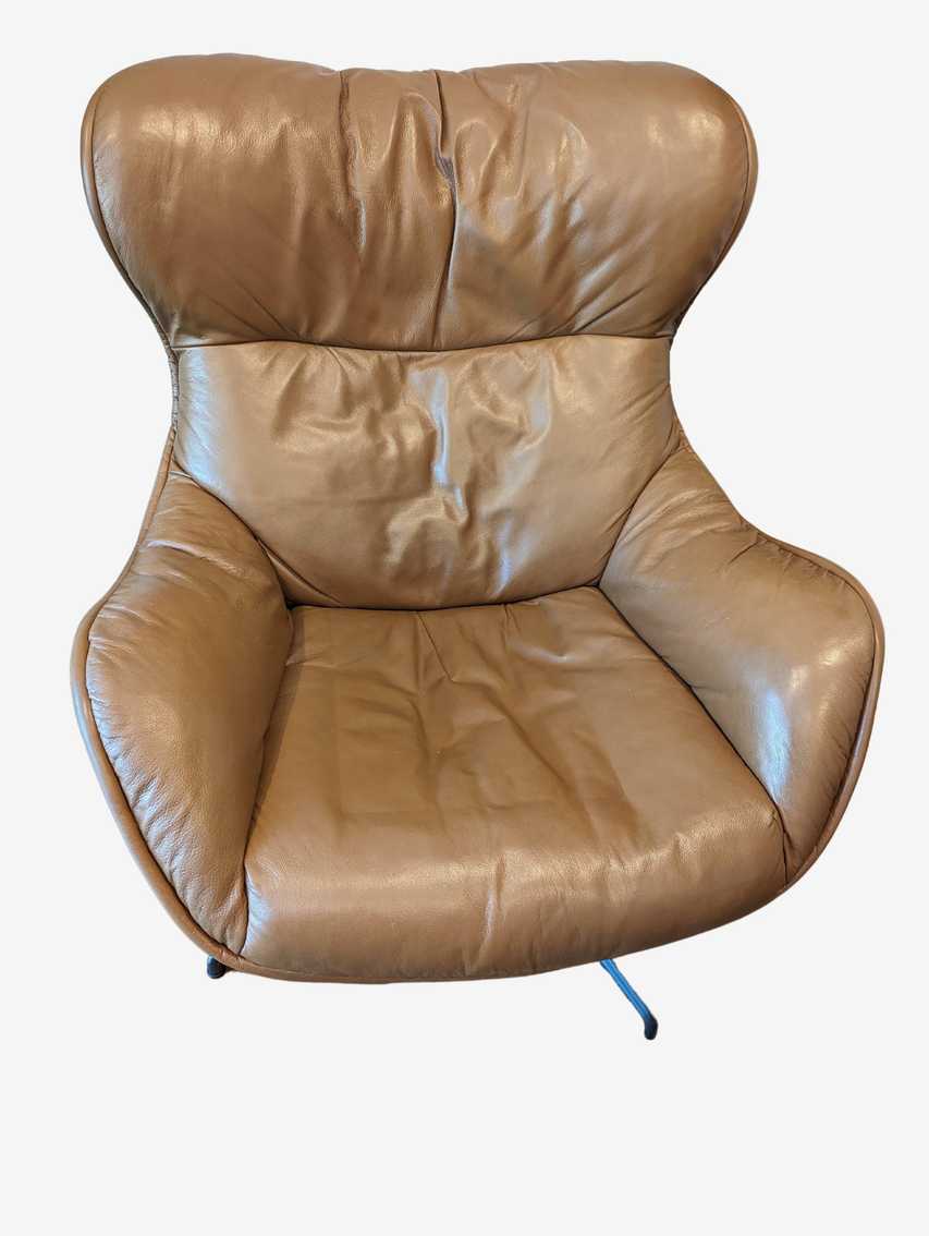 EQ3 Arie brown leather chair - image 0