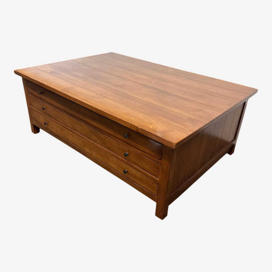 Custom Design Six Drawer Map Coffee Table - image 0