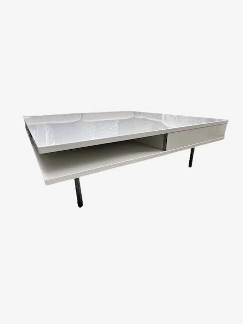 White IKEA Tofteryd Coffee Table w/Drawers VC212-110 - image 0