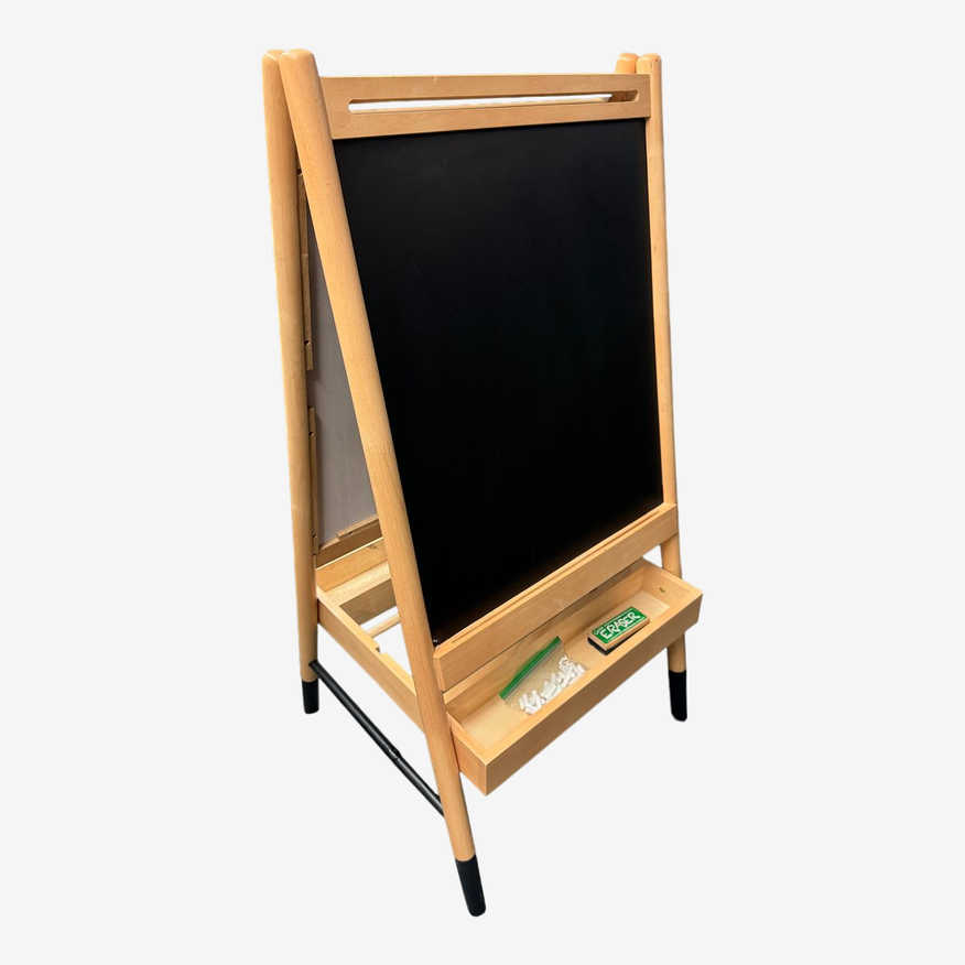 Crate & Barrel Wood Kids Art Easel - image 0