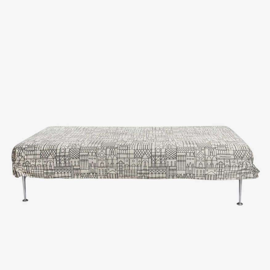 Vitra Suita Bench Ottoman by Antonio Citterio with Alexander Girard Slipcover Included - image 0