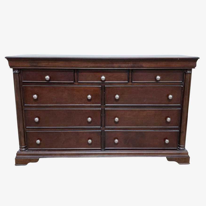 Ashley Furniture Nine Drawer Cherry Dresser - image 0