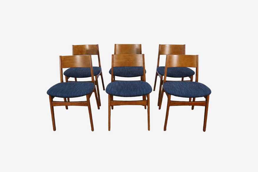 Set of 6 West Elm Baltimore Dining Chairs - image 0