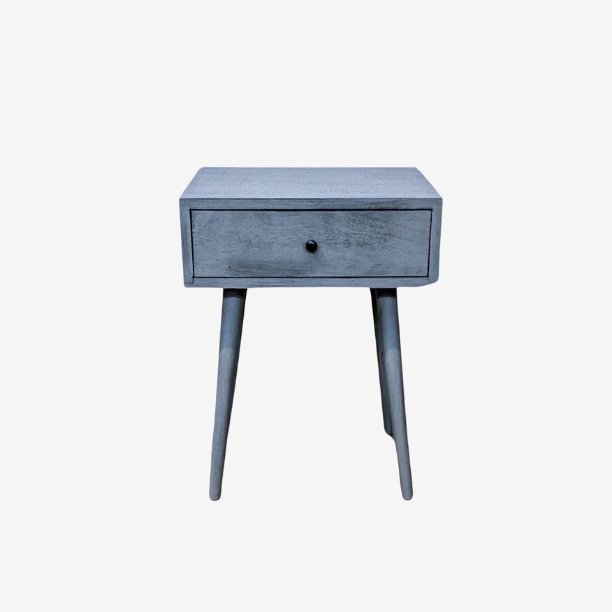 One Drawer Mid-Century Nightstand - image 0