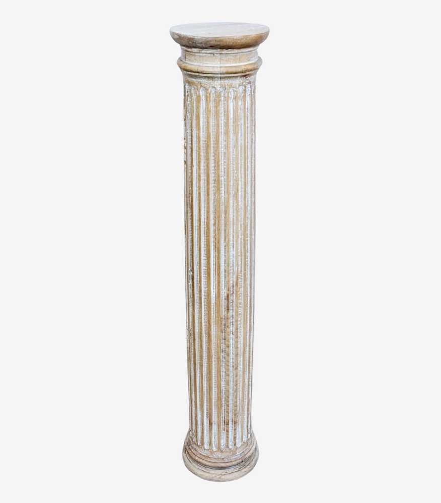 Wood Column Pedestal - image 0