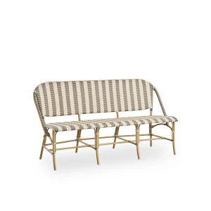 Sofie Outdoor Striped Bench
