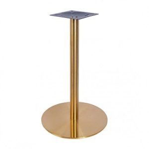 Zeus Brass Poseur Table Base