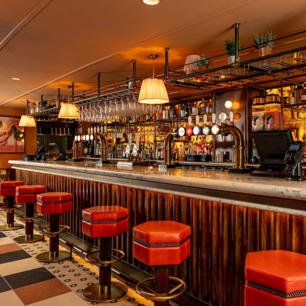Hexagon Bar Stool