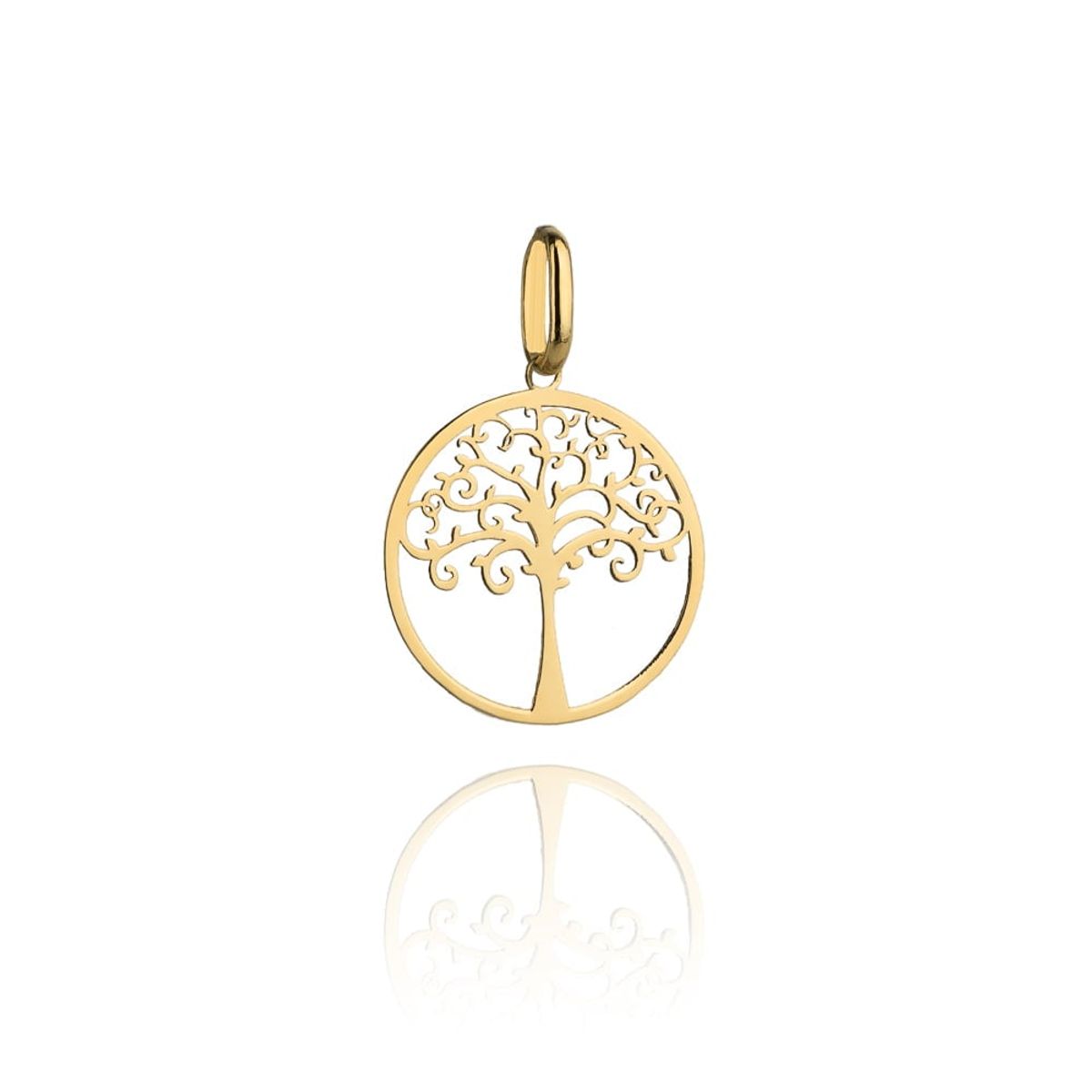 złota zawieszka drzewko szczęścia