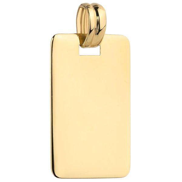 złota zawieszka blaszka