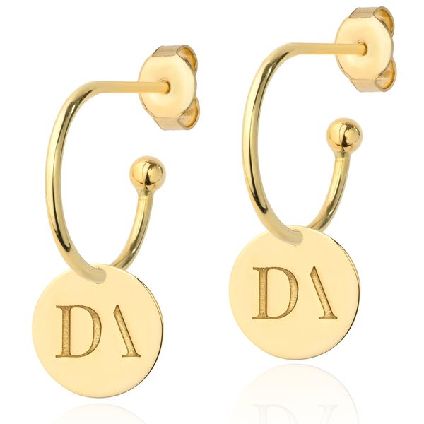 Złote kolczyki ora no 1