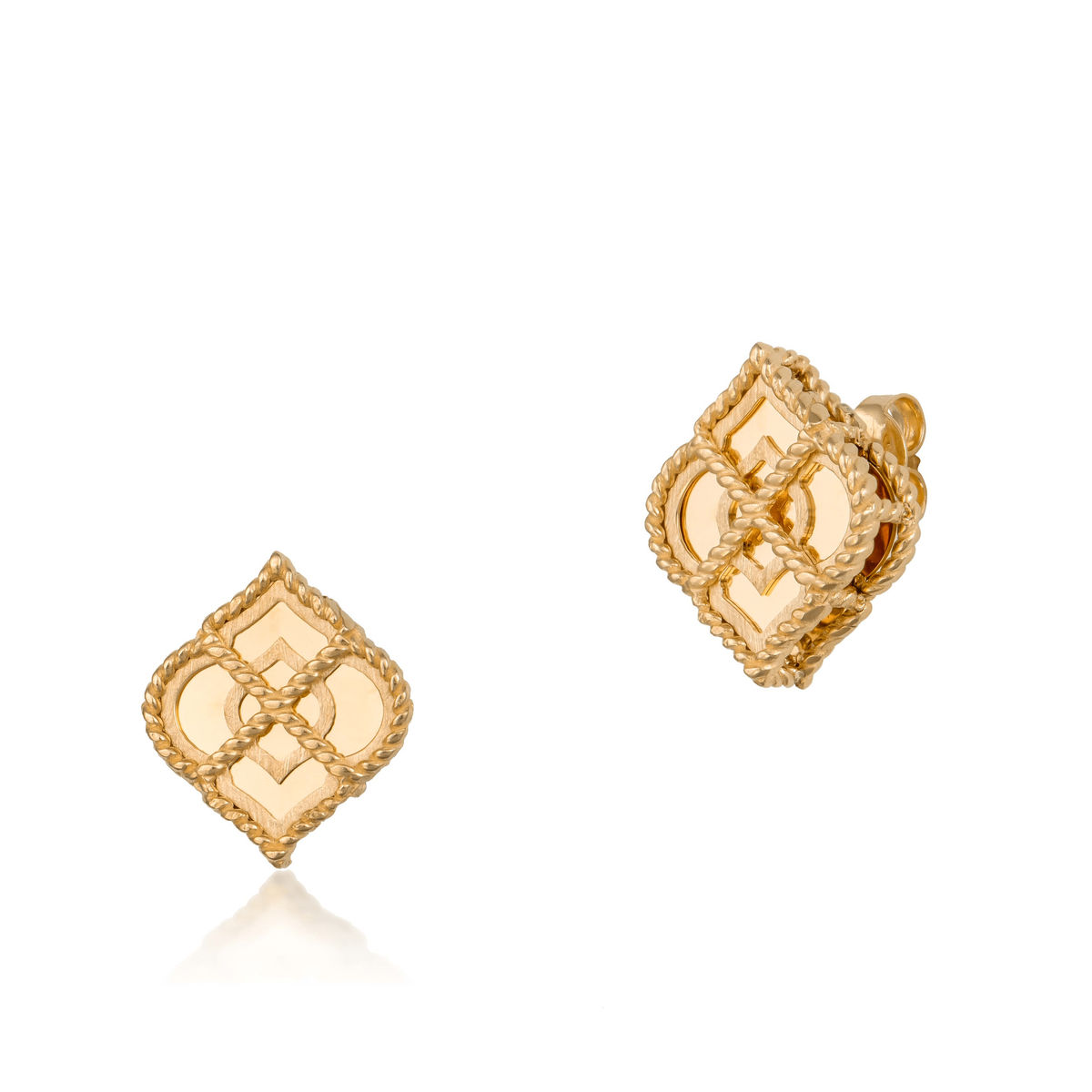 Złote kolczyki Ora 2