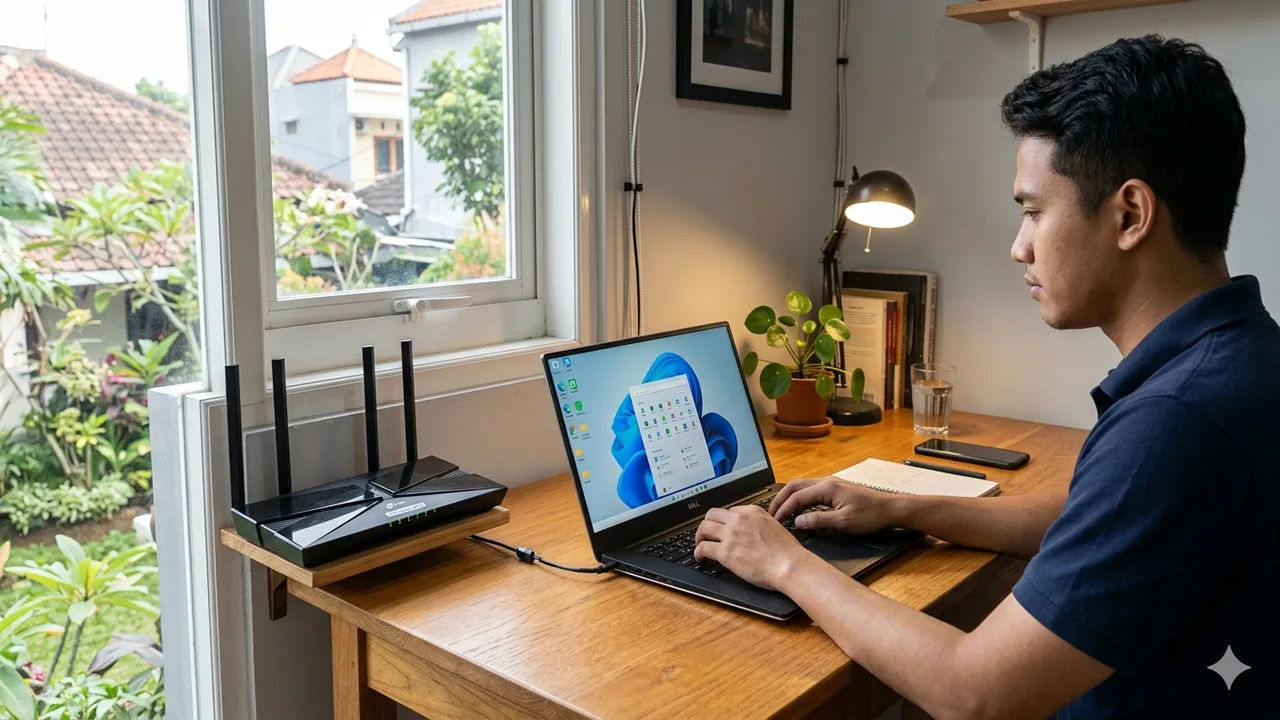7 Cara Ampuh Menguatkan Sinyal WiFi di Laptop Kalian