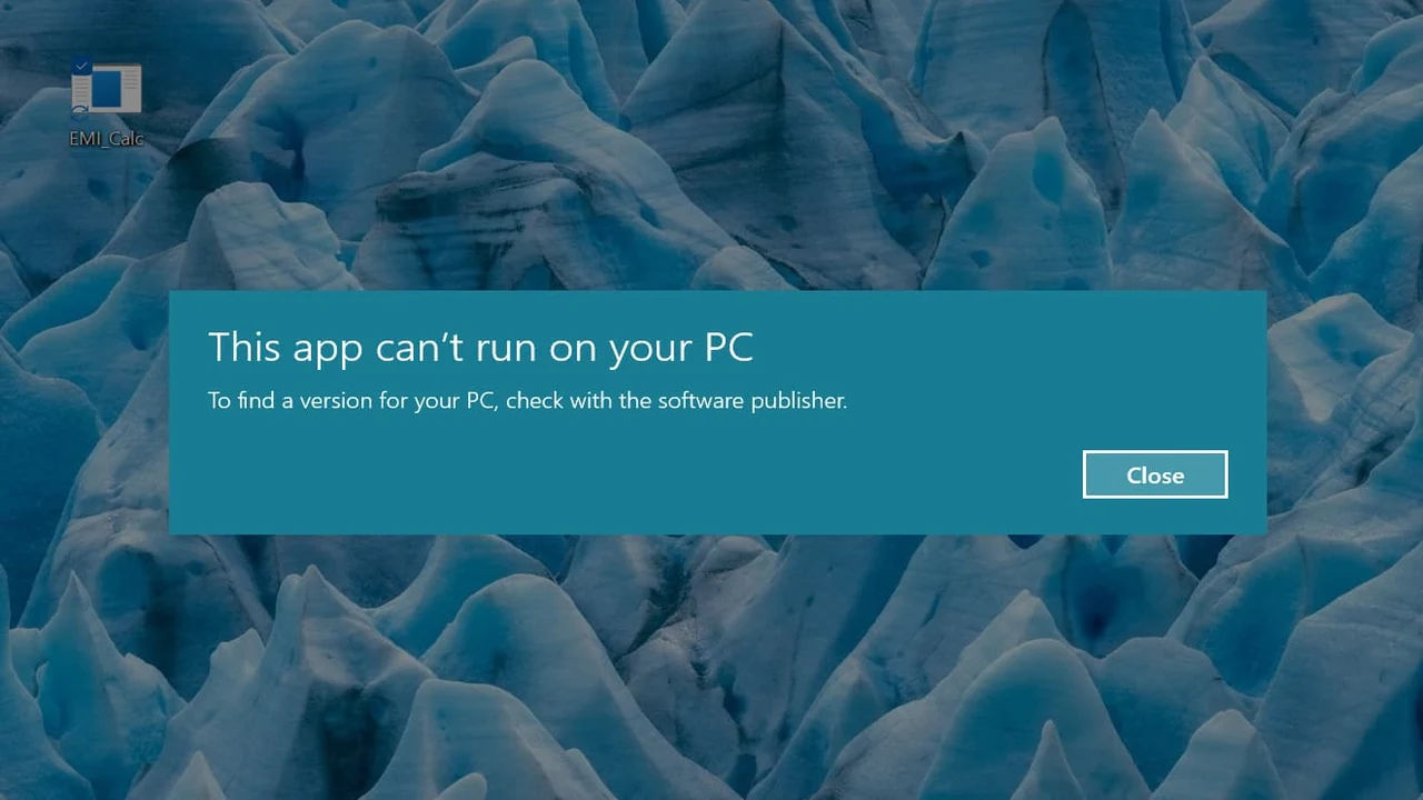 8 Cara Mengatasi This App Can't Run On Your PC Windows 10
