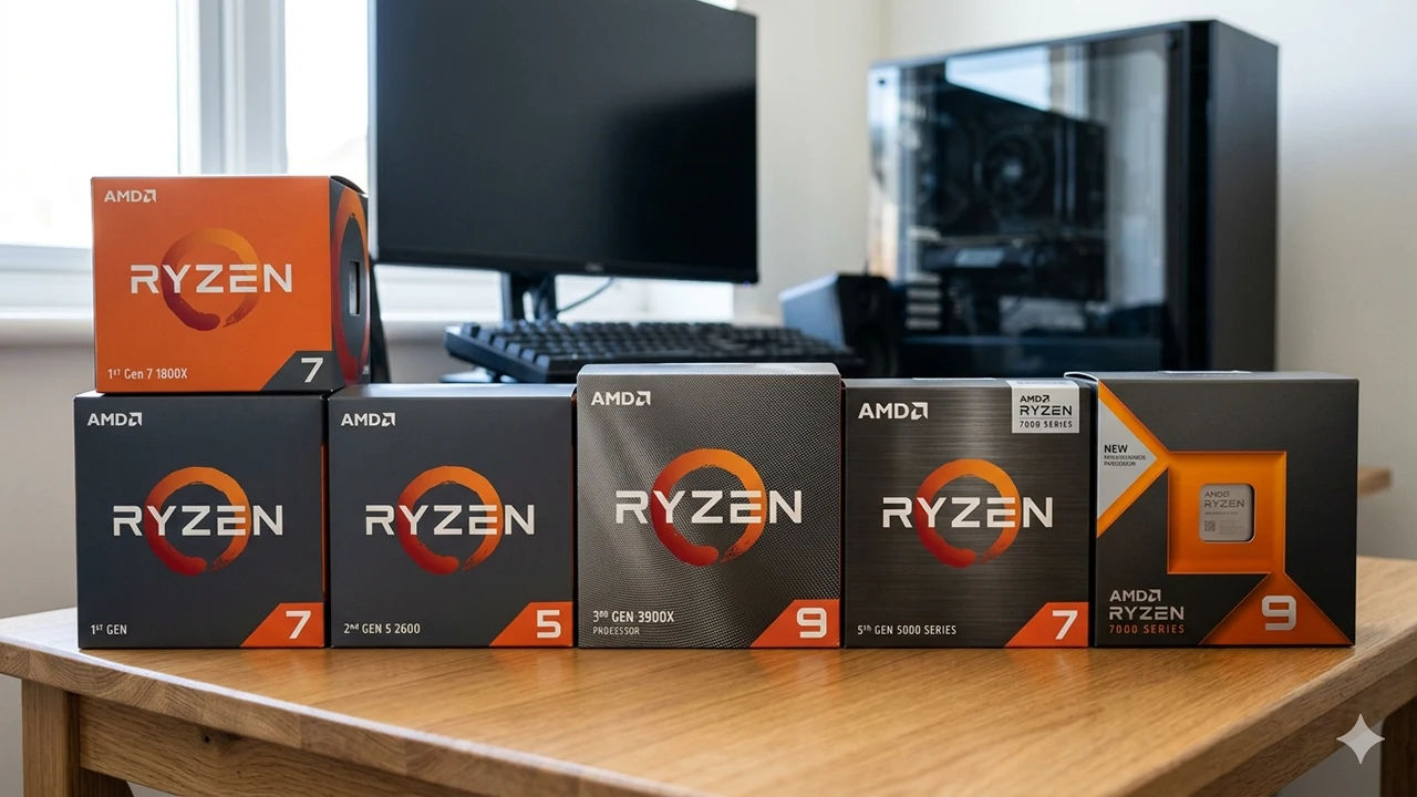 Urutan Generasi AMD Ryzen Hingga Sekarang