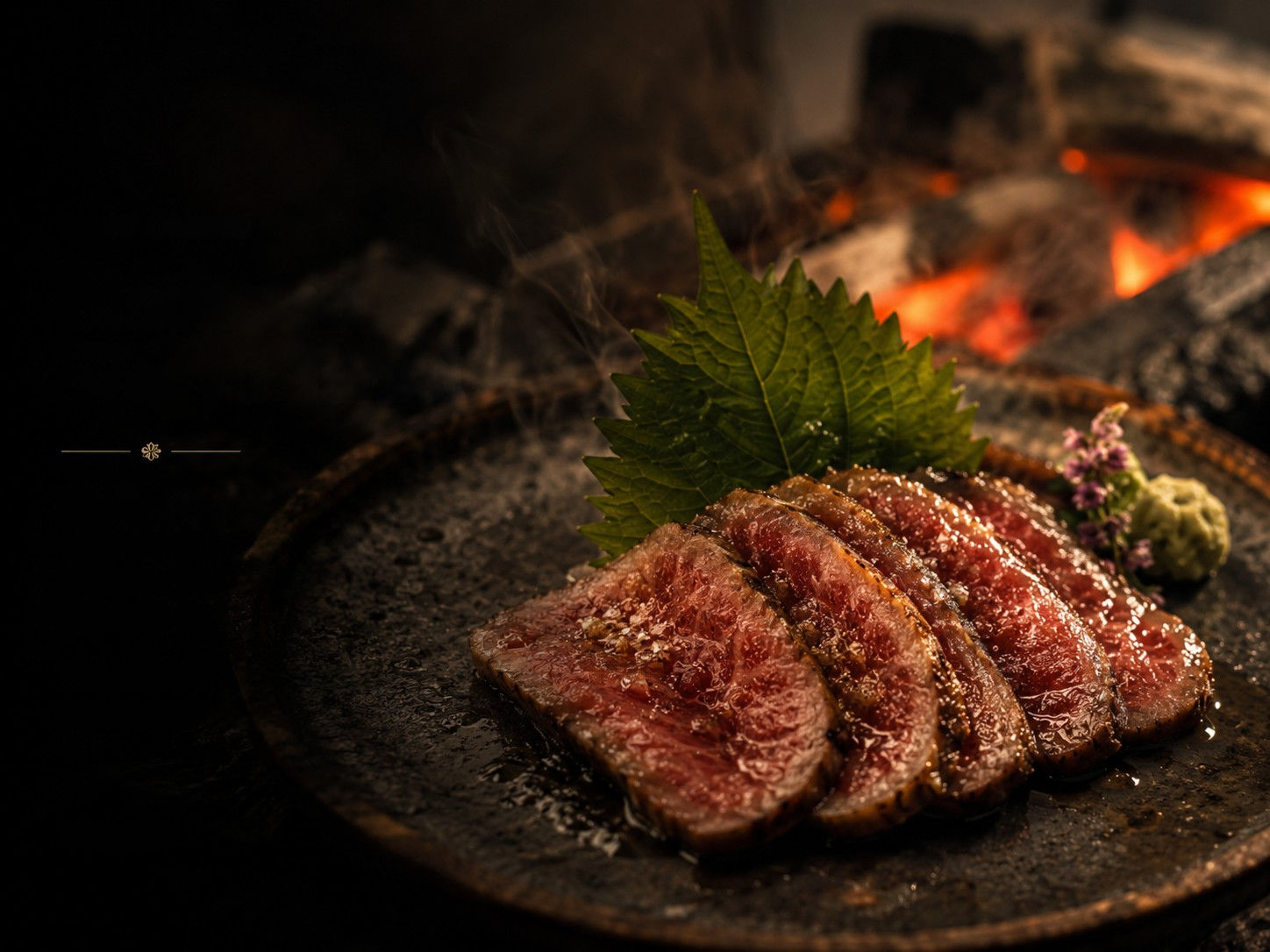 Binchotan Wagyu Tataki