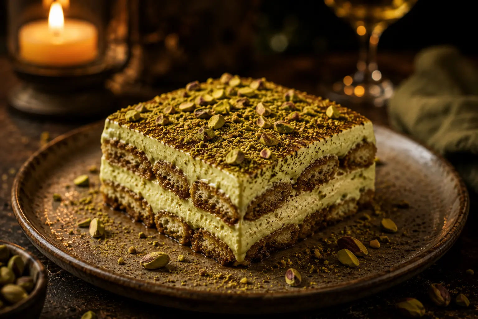 Pistachio Tiramisu